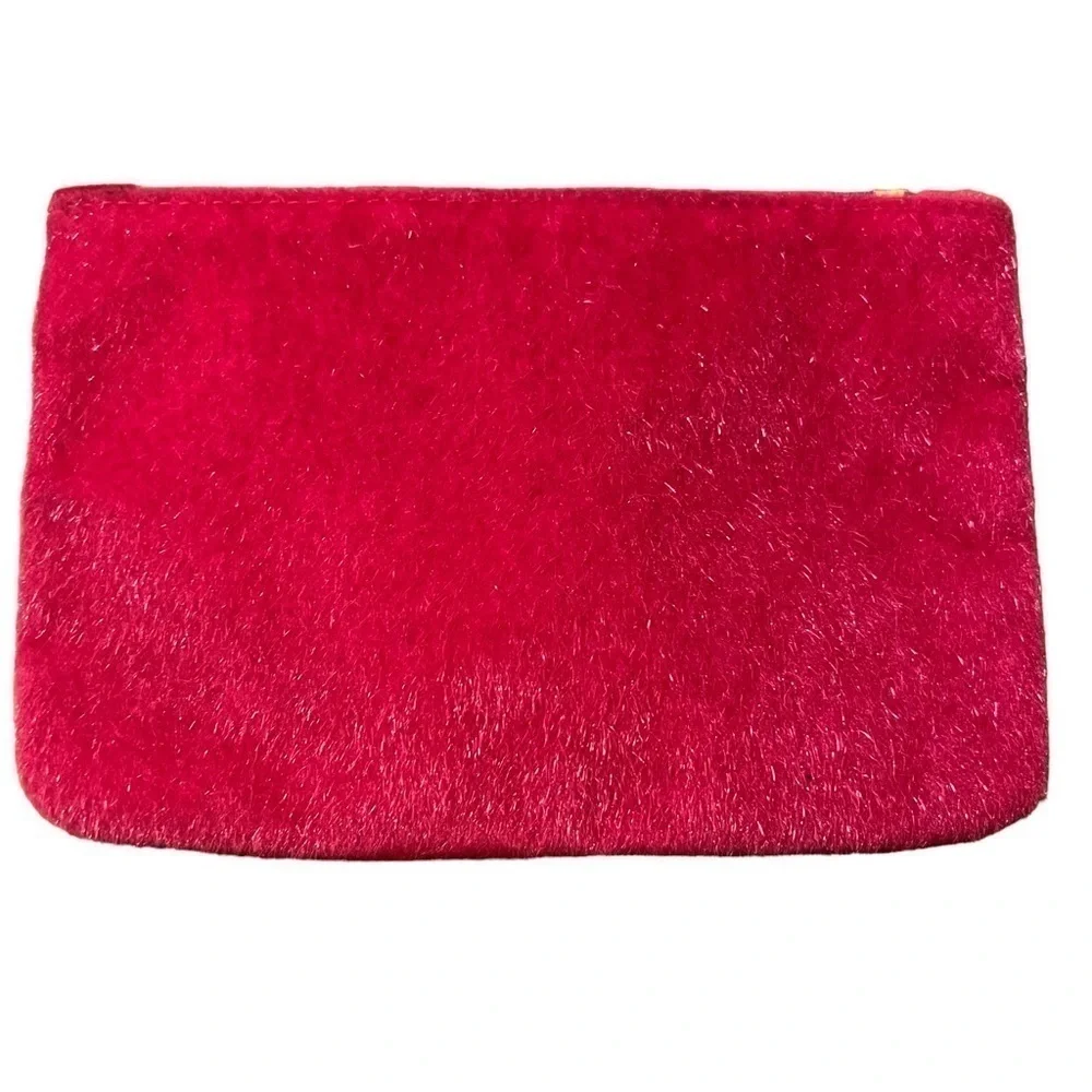Ipsy Small Cosmetic Bag Bright Pink